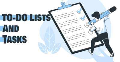 Making a to-do list and prioritizing tasks